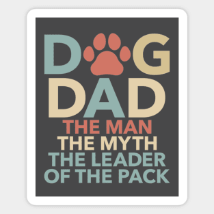 Dog Dad Leader Of The Pack Magnet